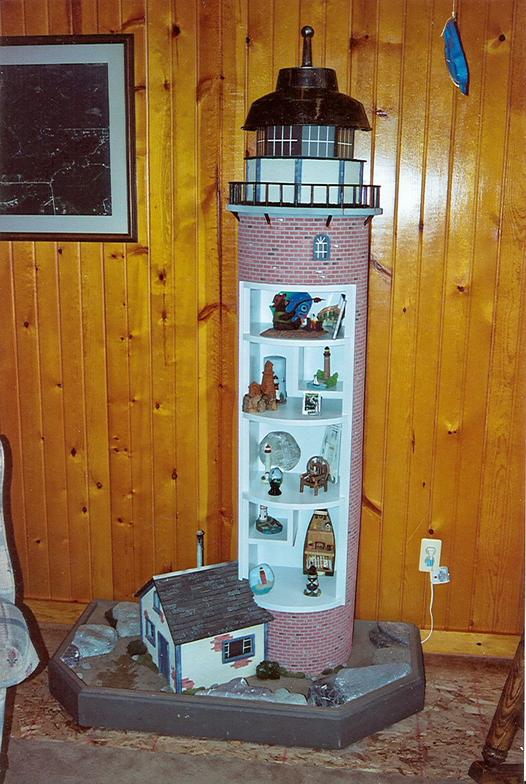 custom made light house shelf