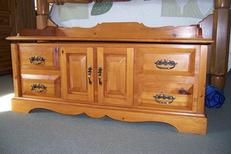 cedar lined pine blanket chest